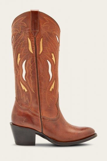 Frye Shelby Deco Stitch - Caramel - Click Image to Close