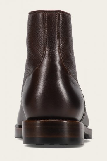 Frye Dylan Cap Toe Lace Up - Dark-brown - Click Image to Close