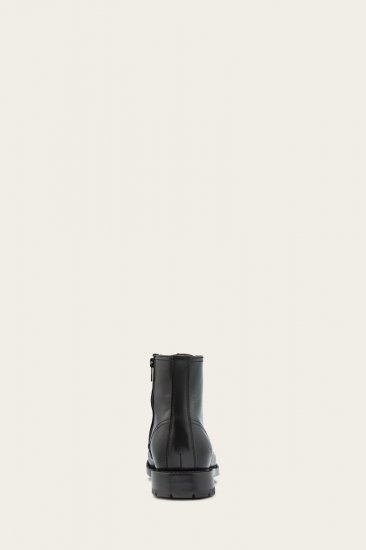 Frye Bowery Lace Up - Jet-black - Click Image to Close