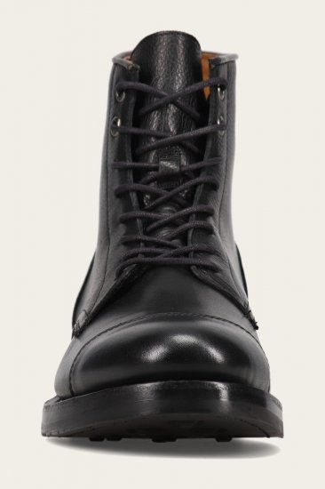 Frye Dylan Cap Toe Lace Up - Black - Click Image to Close
