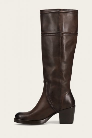 Frye Jean Tall Pull On - Chocolate - Click Image to Close