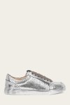 Frye Ivy Court Low Lace Sneaker - Silver-mirror