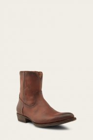 Frye Austin Inside Zip - Cognac