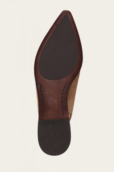 Frye Kenzie Slingback Flat - Almond - Click Image to Close