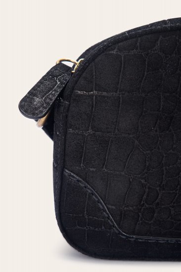 Frye Melissa Sueded Croco Camera - Melissa Sueded Croco Camera - Click Image to Close