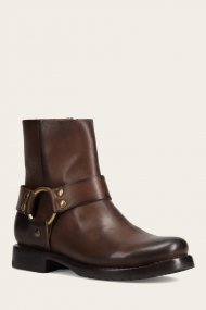 Frye Veronica Harness Short - Chocolate