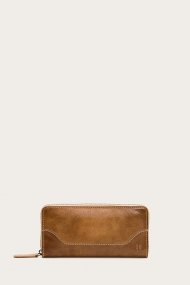Frye Melissa Zip Around Wallet - Beige