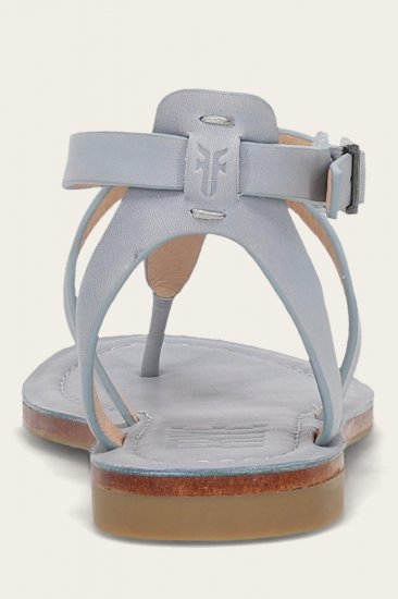 Frye Taylor Sandal - Steel-blue - Click Image to Close