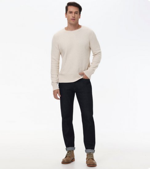 Frye Straight Slim Jeans In Raw Indigo - Straight Slim Jeans In Raw Indigo - Click Image to Close