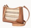 Frye Melissa Straw Zip Crossbody - Melissa Straw Zip Crossbody