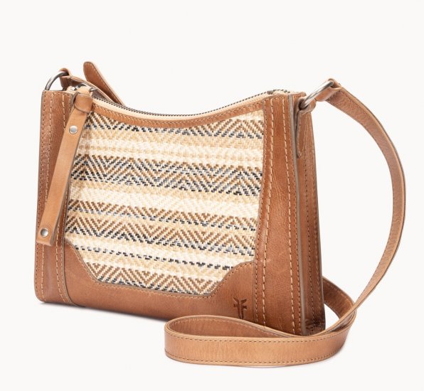 Frye Melissa Straw Zip Crossbody - Melissa Straw Zip Crossbody - Click Image to Close