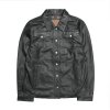 Frye Black Leather Shirt - Frye Black Leather Shirt