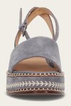 Frye Joy Ankle Strap Platform Sandal - Blue-ash