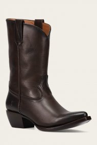 Frye Sacha Mid Pull On - Chocolate