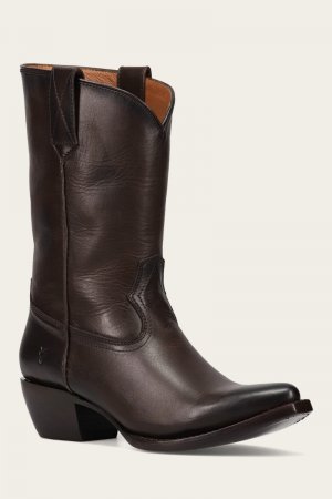 Frye Sacha Mid Pull On - Chocolate