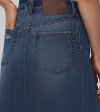Frye Seamed Denim Maxi Skirt - Seamed Denim Maxi Skirt