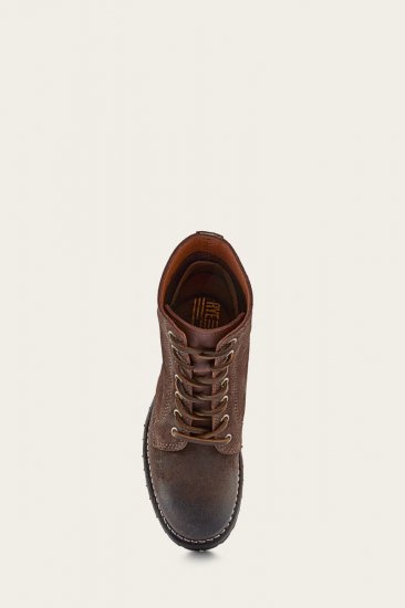 Frye Sabrina 6G Lace Up - Dark-brown - Click Image to Close