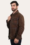 Frye Dark Brown Shacket - Frye Dark Brown Shacket