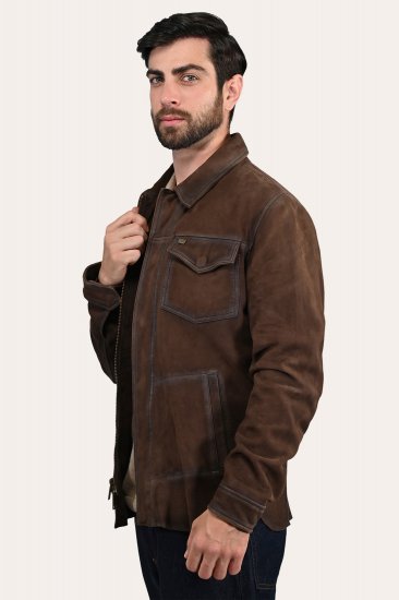 Frye Dark Brown Shacket - Frye Dark Brown Shacket - Click Image to Close