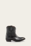 Frye Billy Short - Black-ostrich