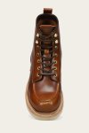 Frye Hudson Workboot Wedge - Saddle