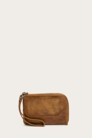 Frye Melissa Wristlet - Cognac
