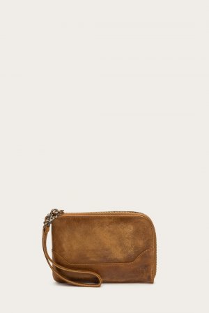 Frye Melissa Wristlet - Cognac