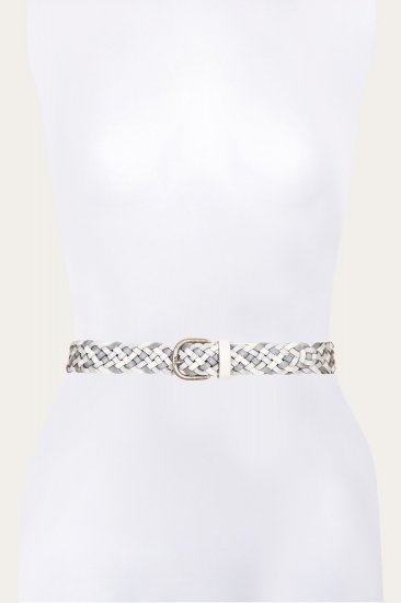 Frye 35MM Tonal Woven Leather Belt - 35MM Tonal Woven Leather Belt - Click Image to Close