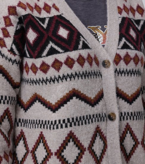 Frye Fairisle Boyfriend Cardigan - Fairisle Boyfriend Cardigan - Click Image to Close