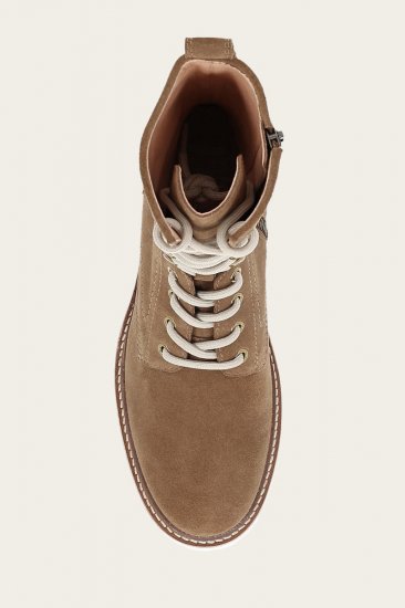 Frye Olivia Combat - Almond - Click Image to Close