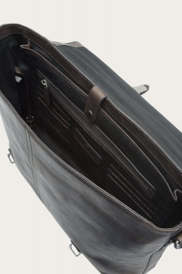 Frye Logan Top Handle - Slate - Click Image to Close