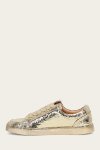 Frye Ivy Court Low Lace Sneaker - Gold-mirror