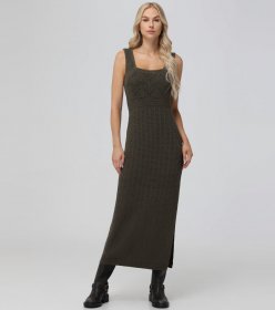 Frye Open Stitch Maxi Sweater Dress - Open Stitch Maxi Sweater Dress