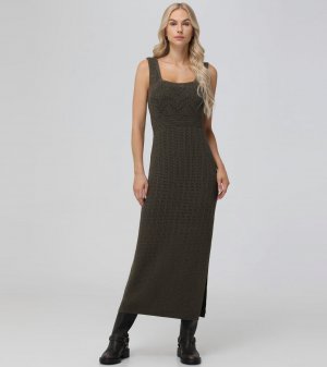 Frye Open Stitch Maxi Sweater Dress - Open Stitch Maxi Sweater Dress