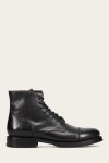Frye Dylan Lace Up - Black-scotchgrain