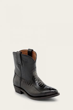 Frye Billy Short - Black-ostrich