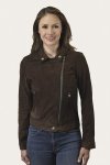 Frye Elegant Biker Leather Jacket - Elegant Biker Leather Jacket