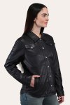 Frye Black Leather Shirt - Frye Black Leather Shirt