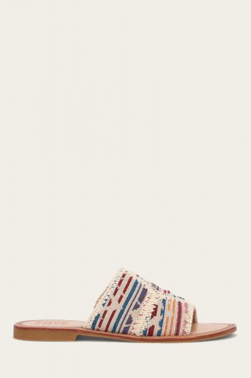 Frye Ava Crochet Slide - Ivory-sw - Click Image to Close