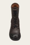 Frye Dean Combat Lace Up - Chocolate