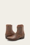 Frye Austin Inside Zip - Brown