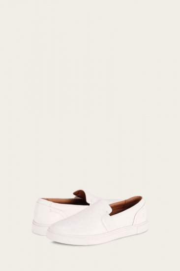 Frye Ivy Slip On - White - Click Image to Close
