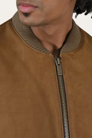 Frye Classic Leather Bomber Jacket - Classic Leather Bomber Jacket