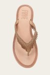 Frye Ava Fringe Sandal - Almond