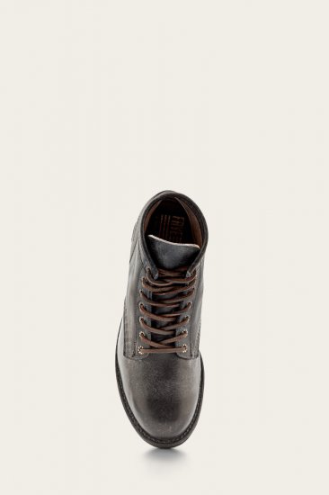 Frye Prison Boot - Black - Click Image to Close