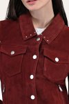 Frye Oxblood Fringed Jacket - Frye Oxblood Fringed Jacket