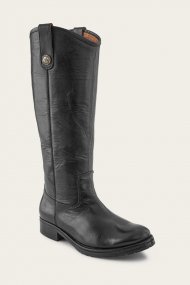 Frye Melissa Double Sole Button Lug Tall - Black