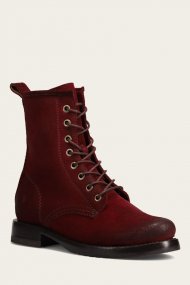 Frye Veronica Combat - Wine