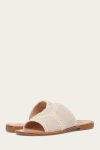 Frye Ava Crochet Slide - Ivory