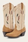 Frye Shelby Deco Stitch - White-multi